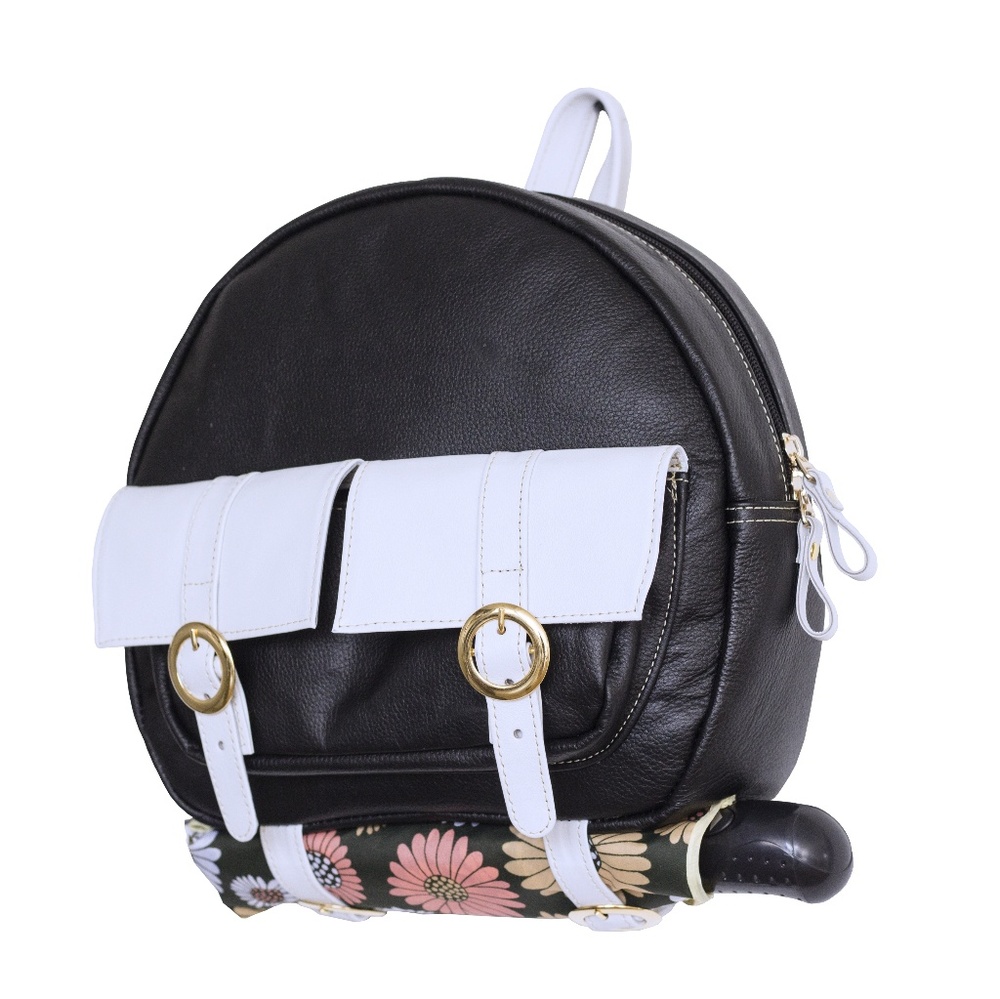 Hand made leather Backpack.